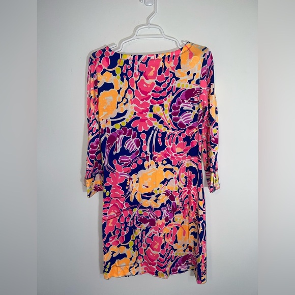 Lilly Pulitzer Sophie Dress in Brilliant Blue Catch And Release Medium - Picture 10 of 14